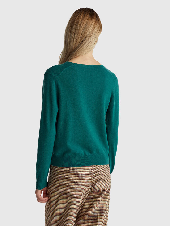 V NECK SWEATER L/S Women image number 2